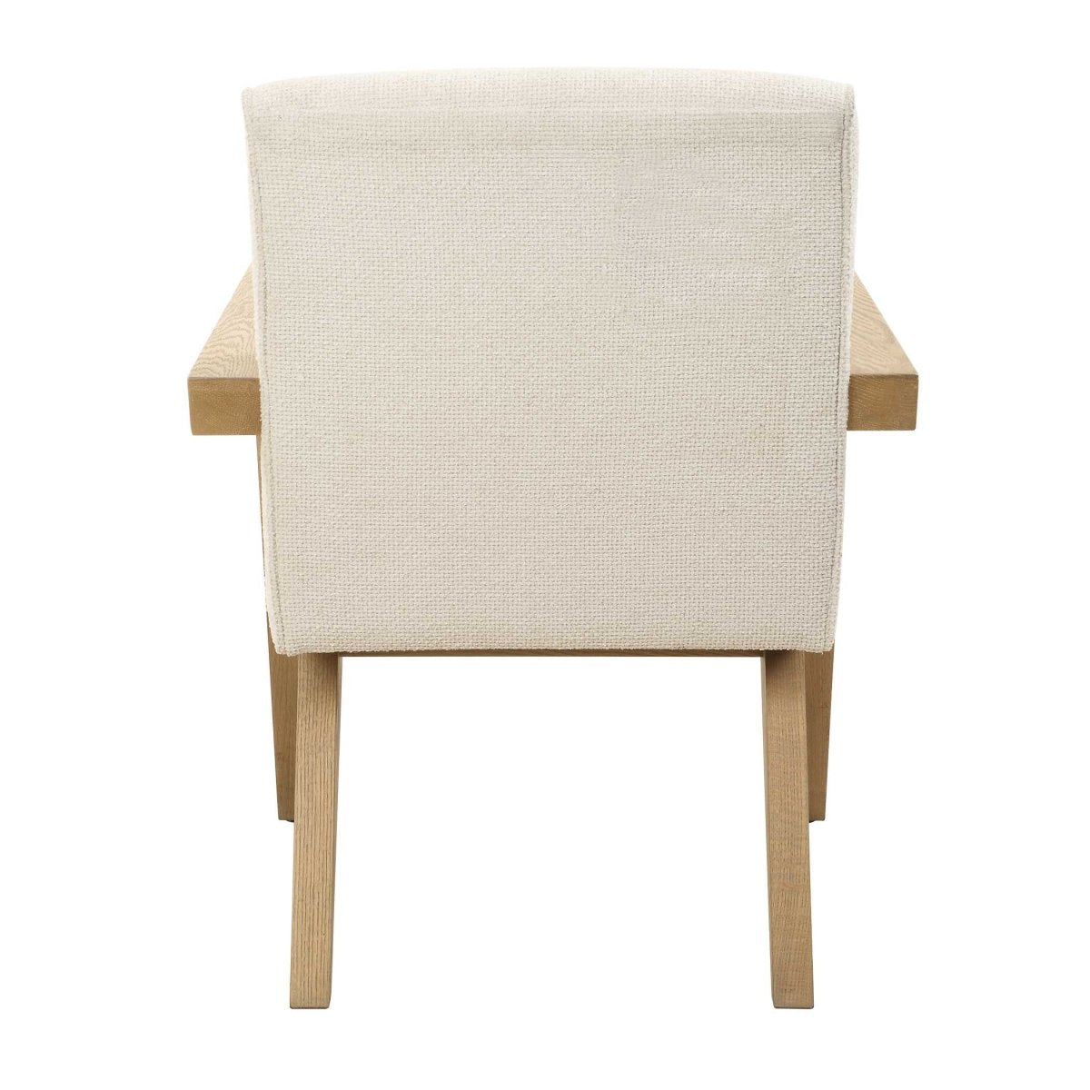 Blakely White Dining Arm Chair - Uttermost - Dining Chairs by Modest Hut