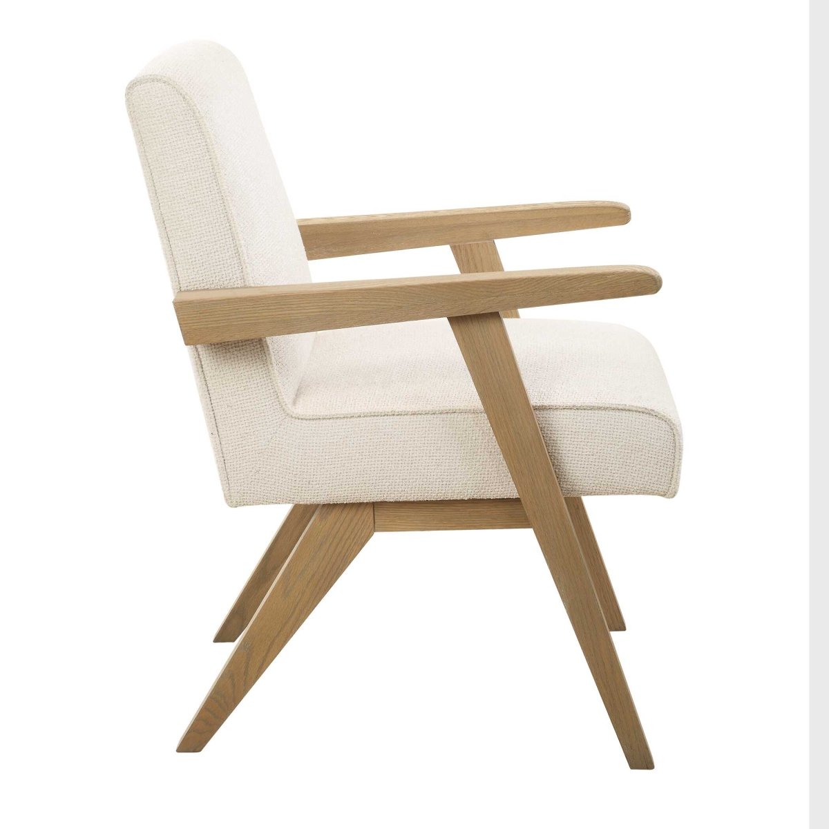 Blakely White Dining Arm Chair - Uttermost - Dining Chairs by Modest Hut
