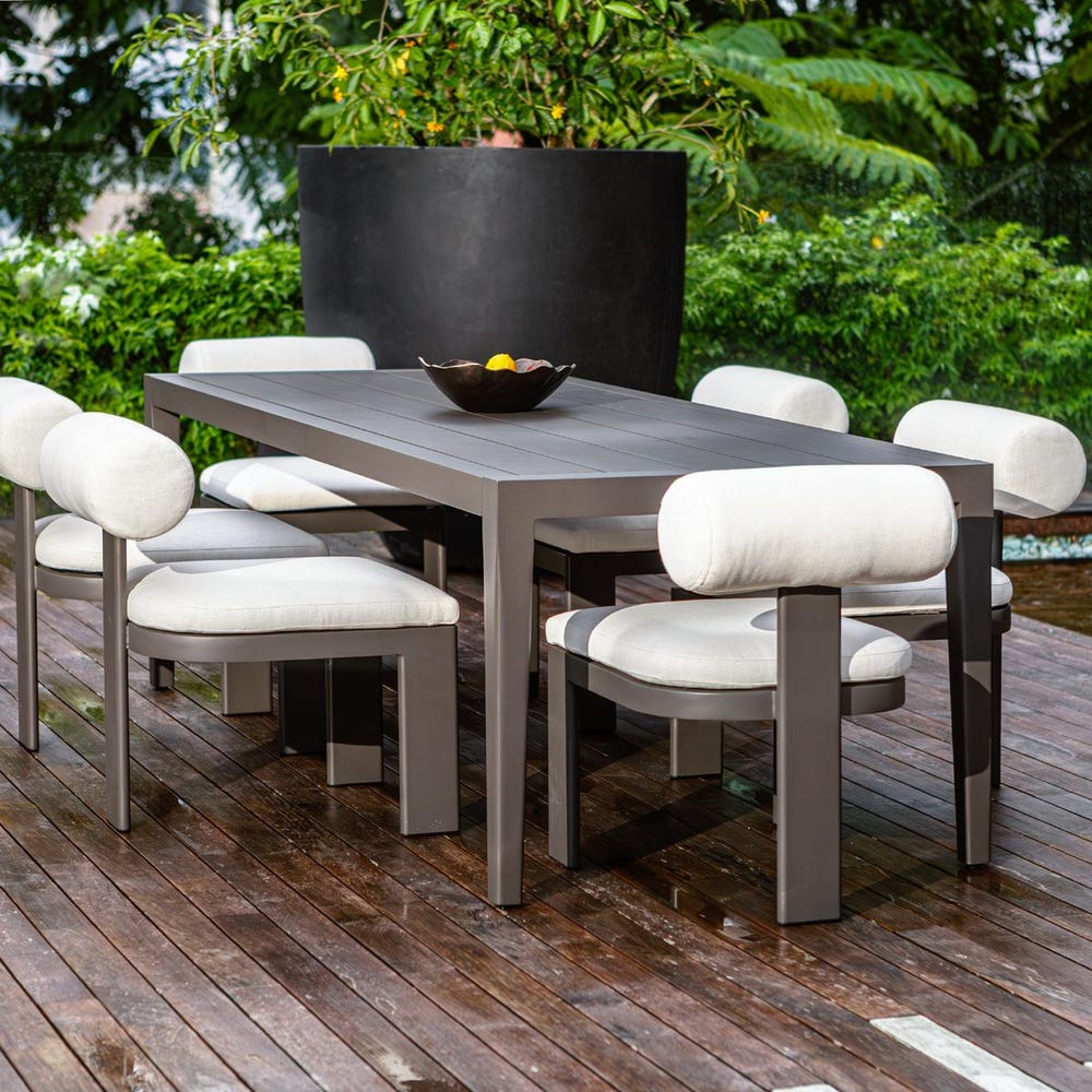 Bolster Back Outdoor Dining Chair - Uttermost - Dining Chairs by Modest Hut