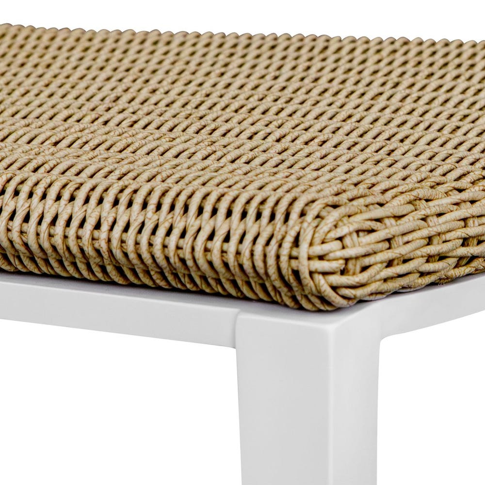 Calbas Outdoor Dining Chair, White - Uttermost - Dining Chairs by Modest Hut