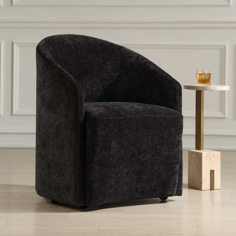 Harbor Charcoal Dining Chair by Uttermost alternate view 1