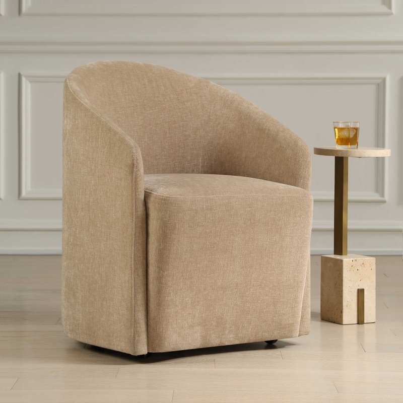 Harbor Flax Dining Chair by Uttermost alternate view 1