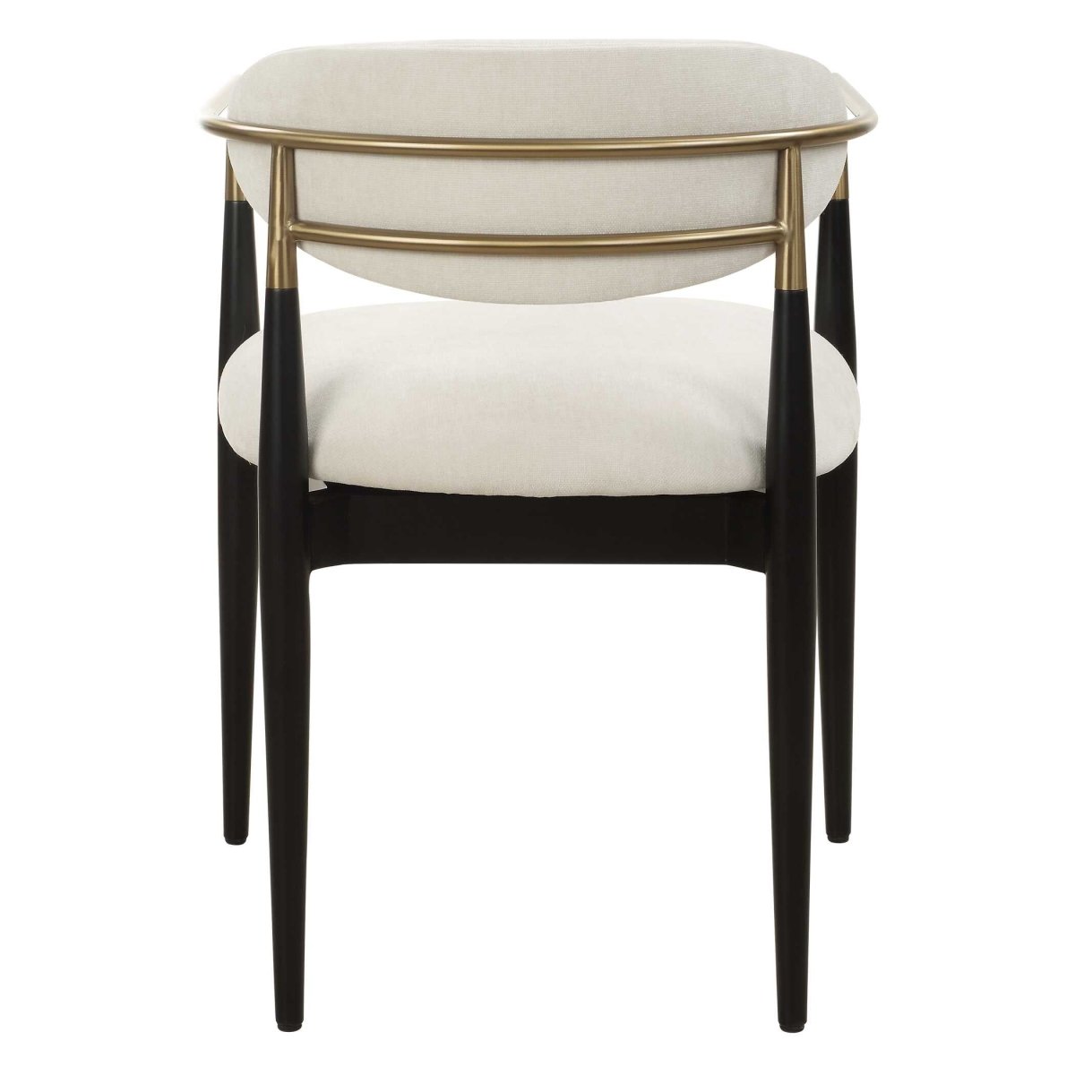 Moxie White Dining Arm Chair - Uttermost - Dining Chairs by Modest Hut