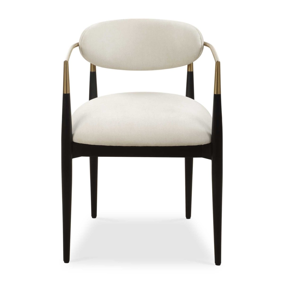 Moxie White Dining Arm Chair - Uttermost - Dining Chairs by Modest Hut