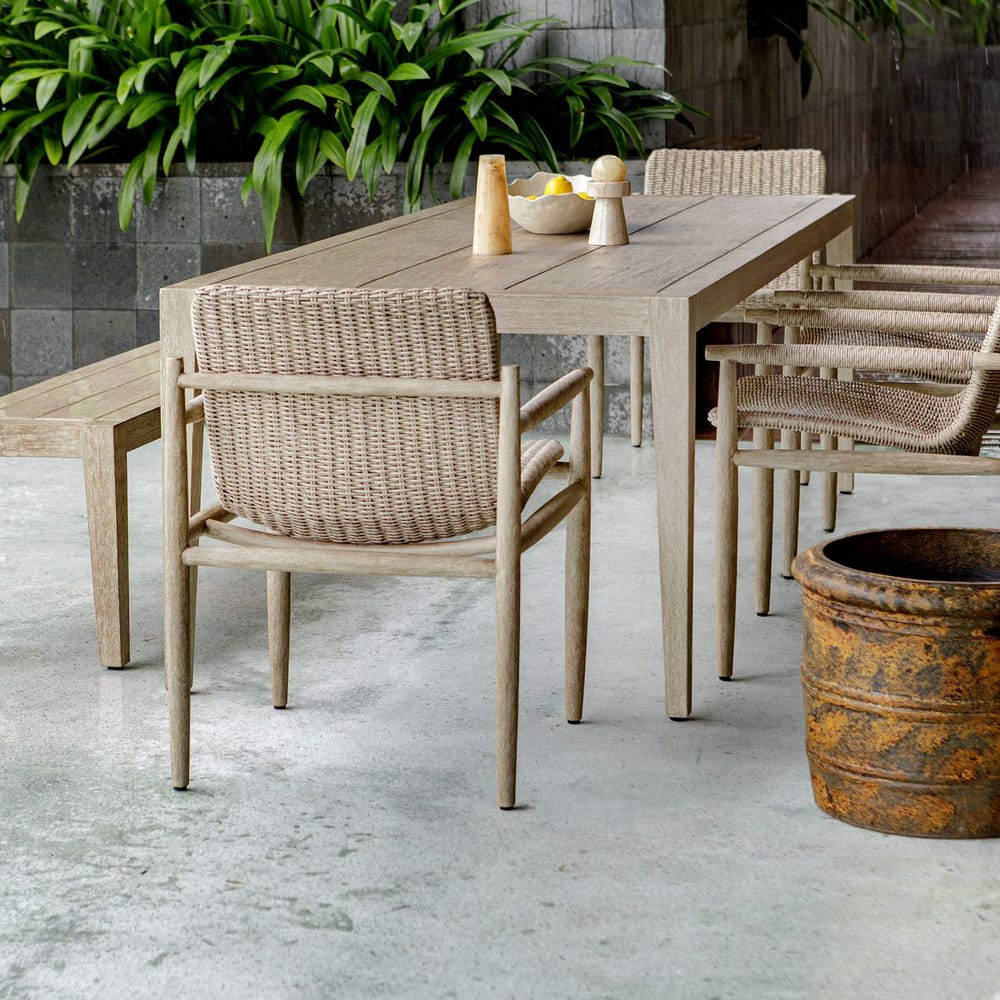 Kirkham Outdoor Dining Table - Uttermost - Dining Tables by Modest Hut