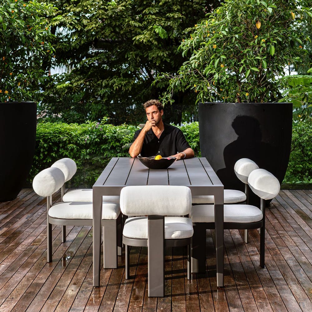 Polanco Outdoor Dining Table - Uttermost - Dining Tables by Modest Hut