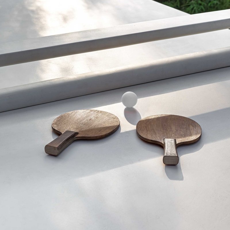Stonewood Indoor Outdoor Ping Pong Dining Table by Uttermost alternate view 10