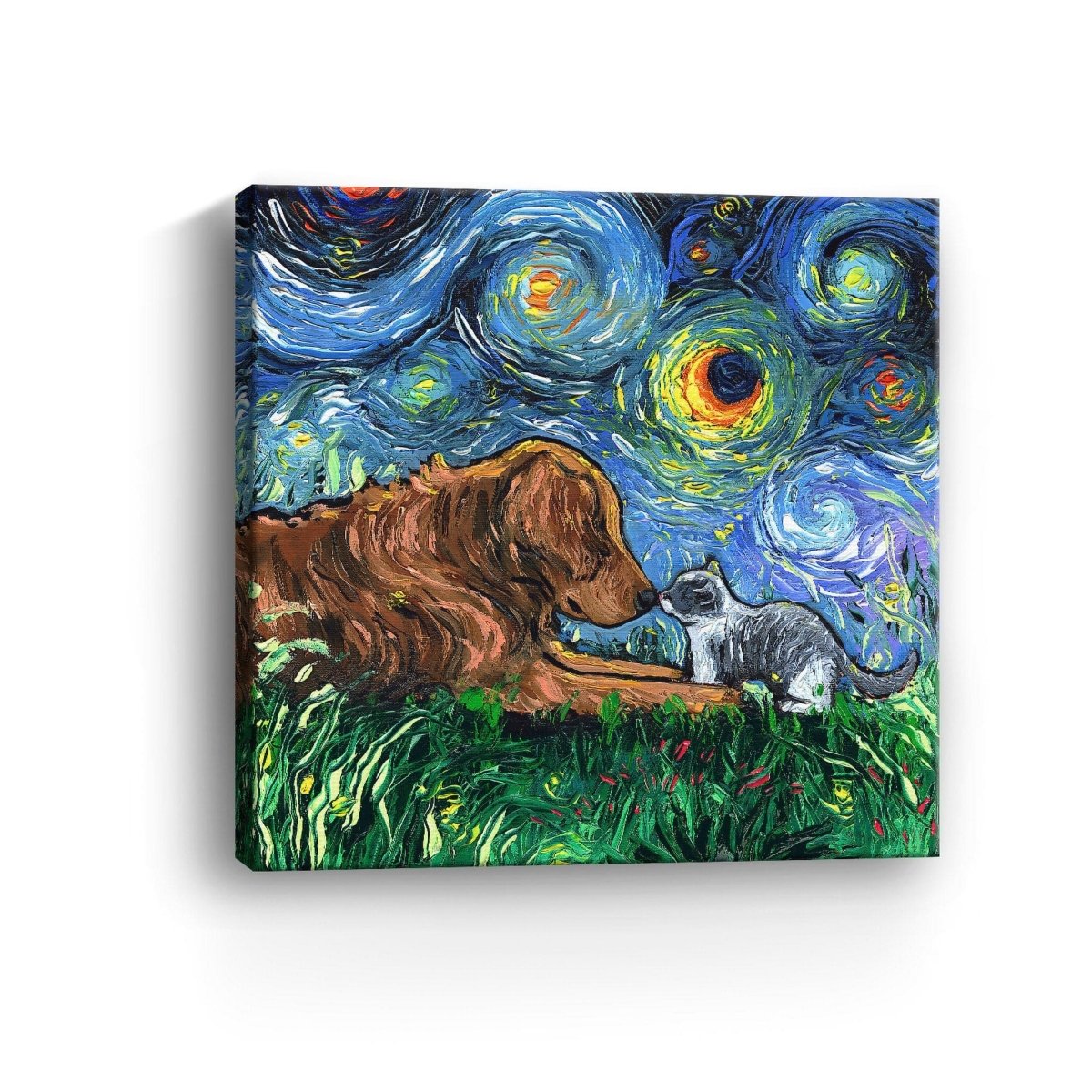 Family Is What You Make It Canvas Wall Art - Lumaprints - Dogs by Modest Hut