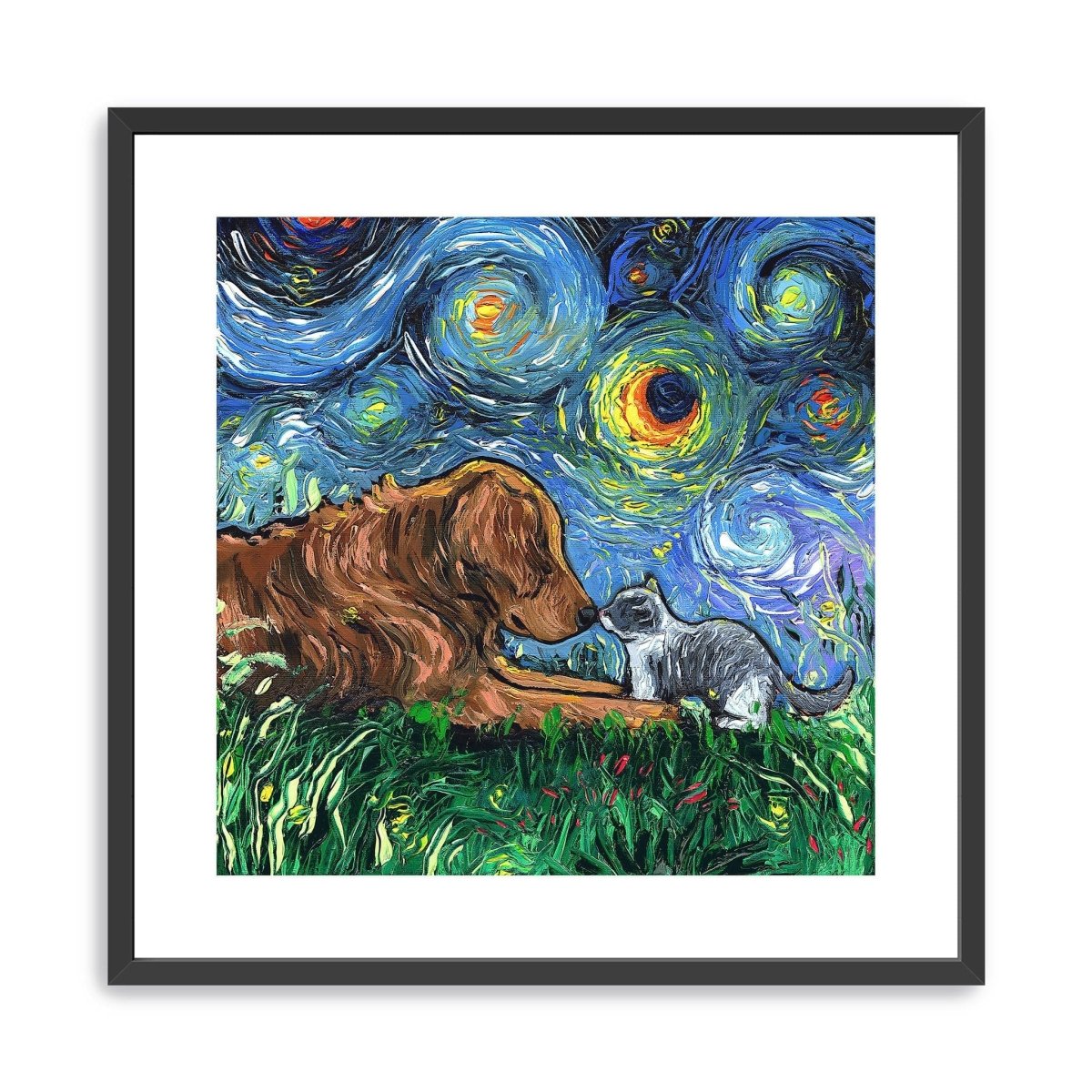 Family Is What You Make It Canvas Wall Art - Lumaprints - Dogs by Modest Hut