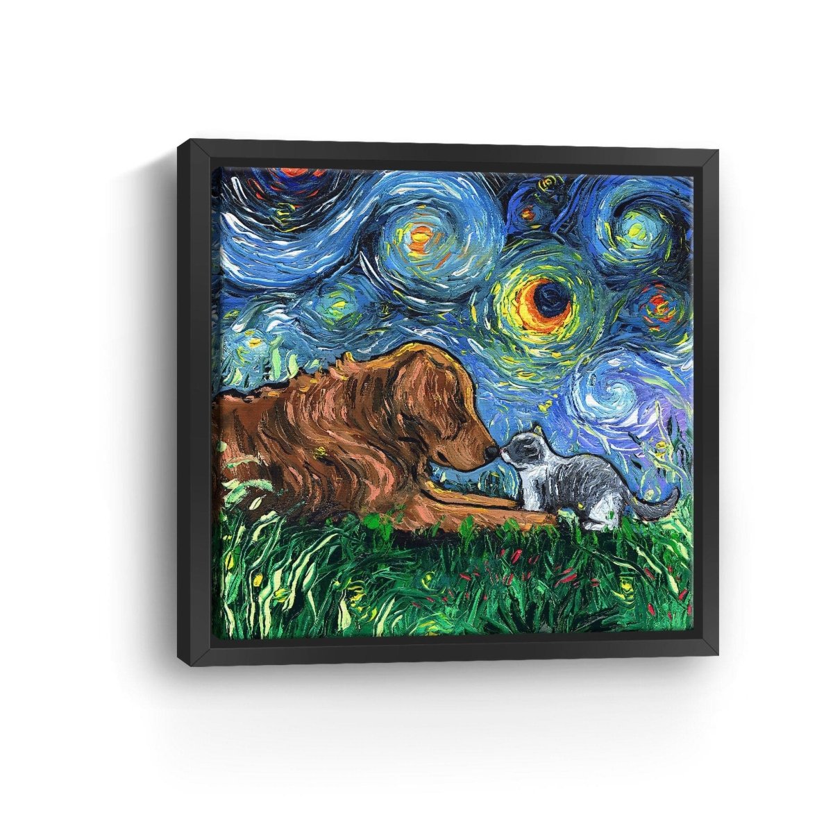 Family Is What You Make It Canvas Wall Art - Lumaprints - Dogs by Modest Hut