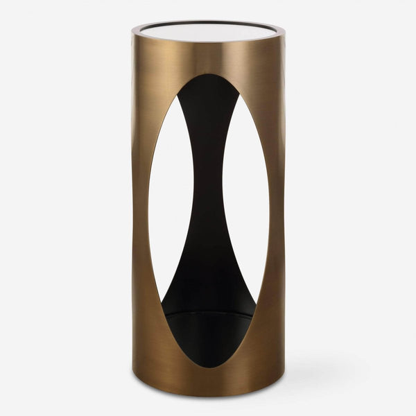 Achilles Brass Drink Table - Uttermost - Drink Tables by Modest Hut