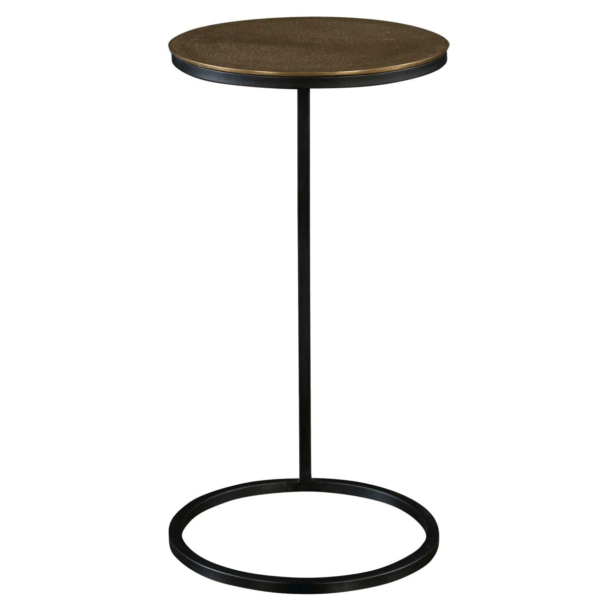 Brunei Gold Accent/Drink Table - Uttermost - Drink Tables by Modest Hut