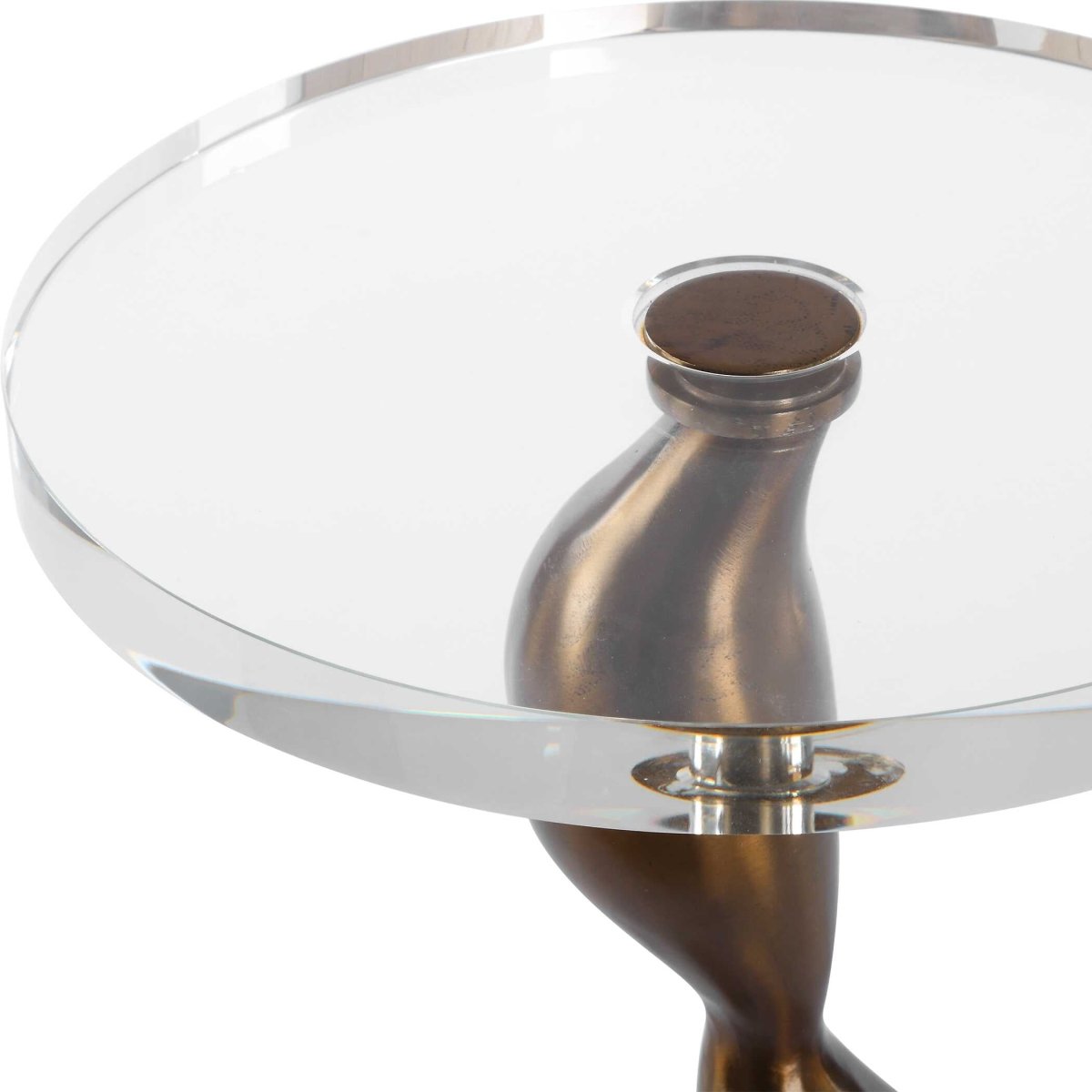 Remolino Bronze Drink Table - Uttermost - Drink Tables by Modest Hut