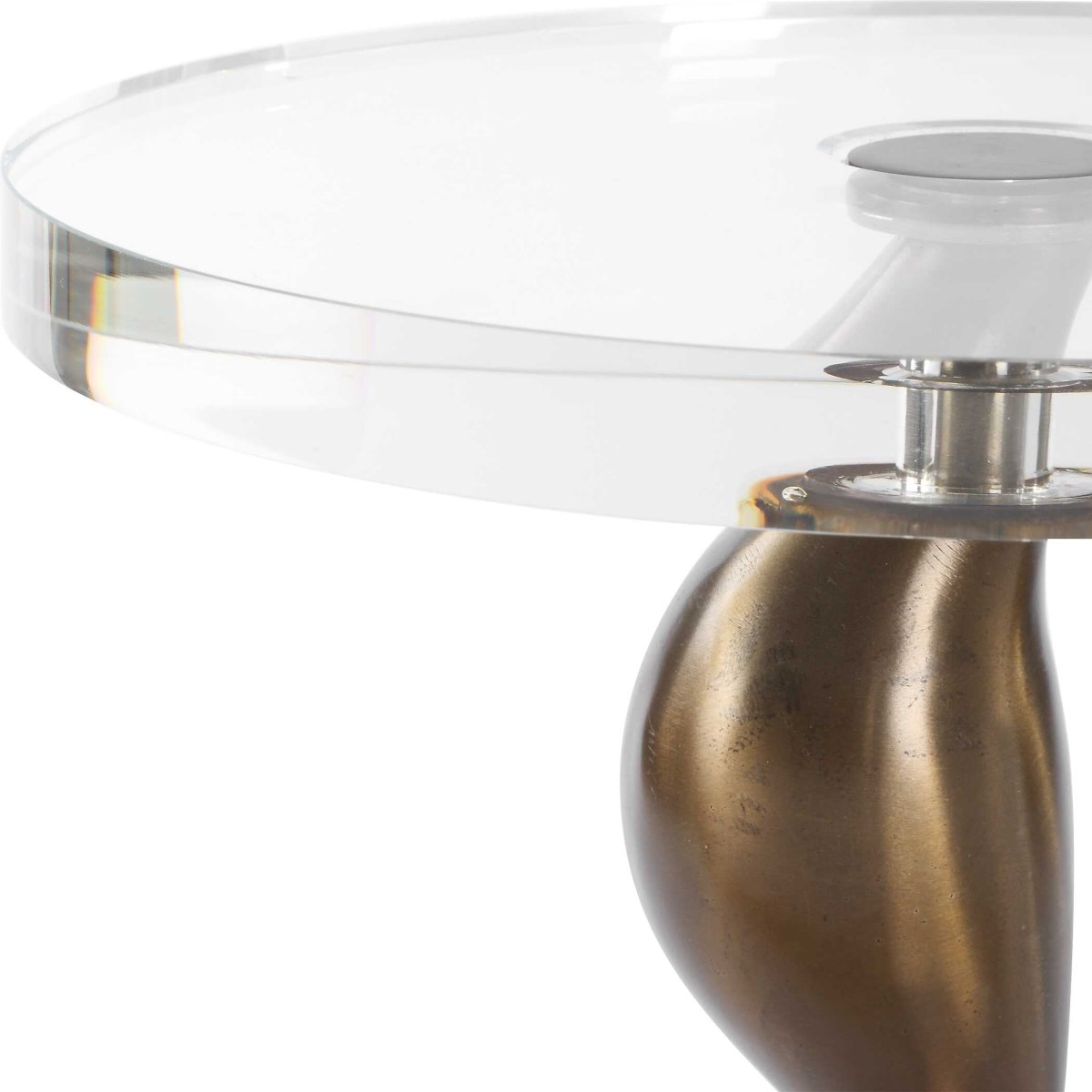 Remolino Bronze Drink Table - Uttermost - Drink Tables by Modest Hut