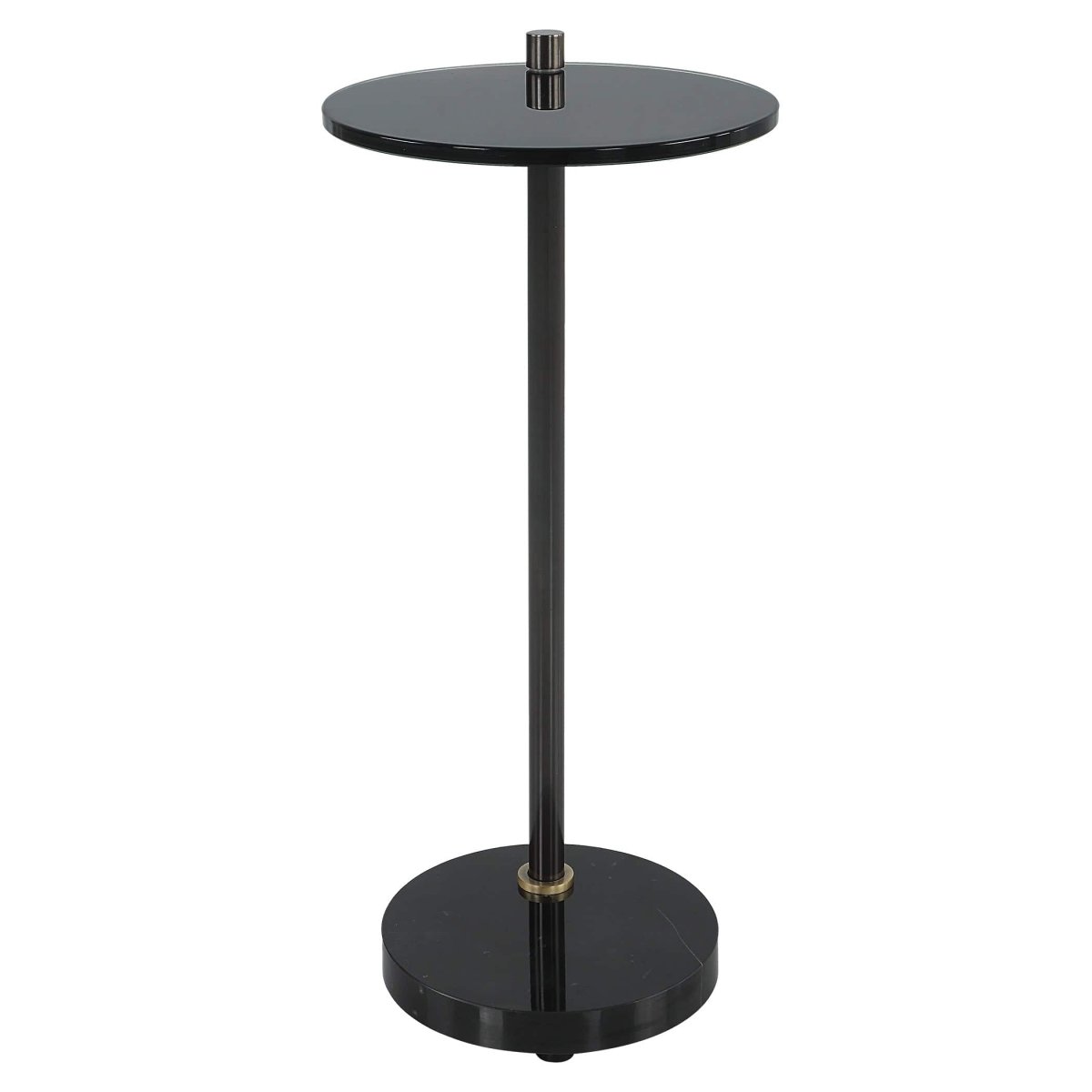 Steward Round Drink Table - Uttermost - Drink Tables by Modest Hut