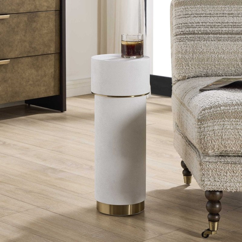Wessex White Drink Table - Accent Tables