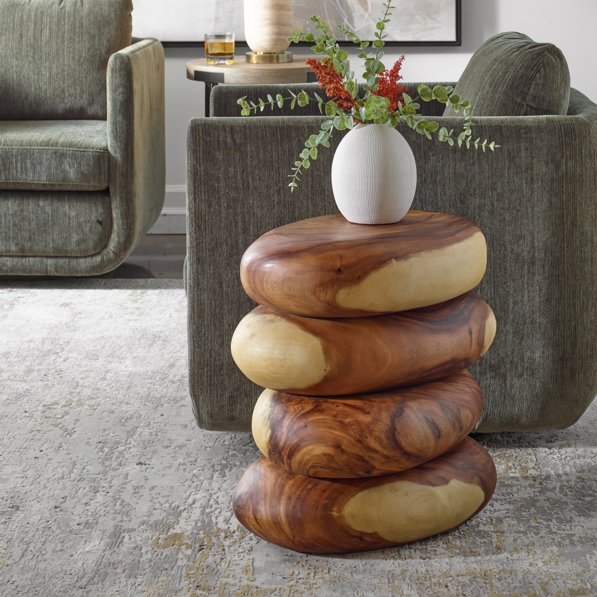 Carrillo Modern End Table - Uttermost - End Tables by Modest Hut