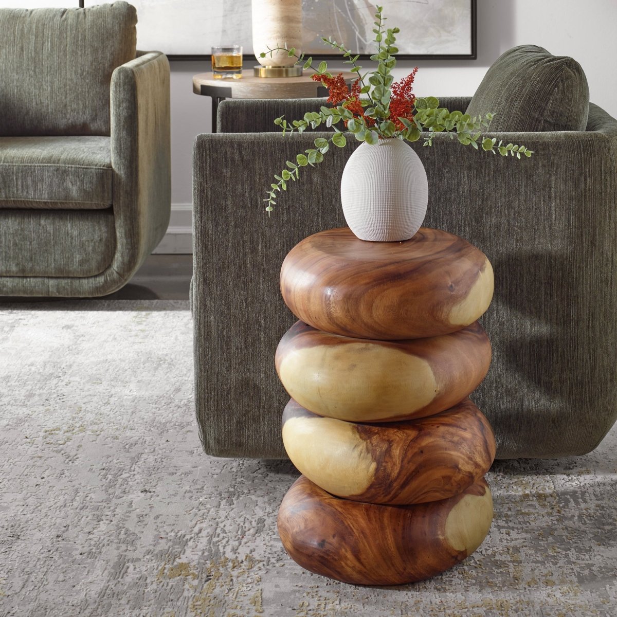 Carrillo Modern End Table - Uttermost - End Tables by Modest Hut