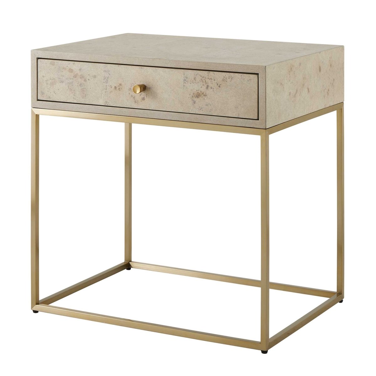 Pembrook Light Washed Side Table - Uttermost - End Tables by Modest Hut