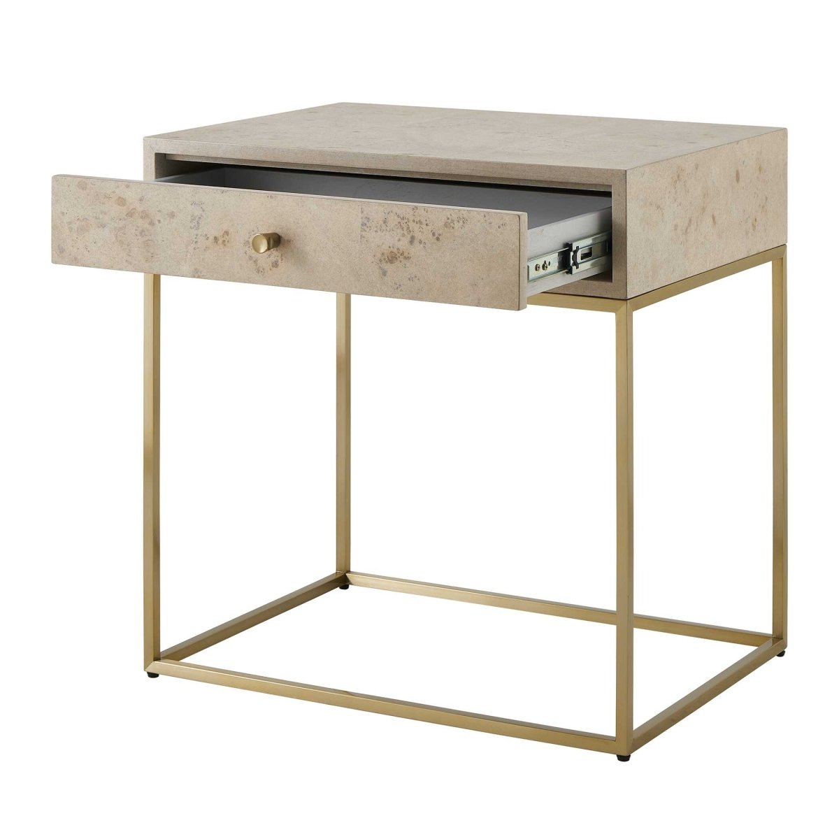 Pembrook Light Washed Side Table - Uttermost - End Tables by Modest Hut