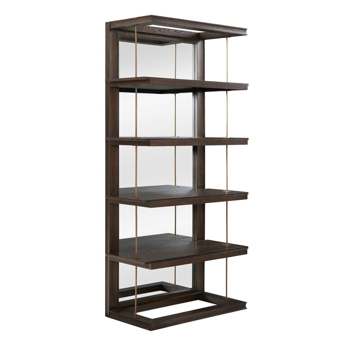 Kai Dark Walnut Etagere - Uttermost - Etageres by Modest Hut