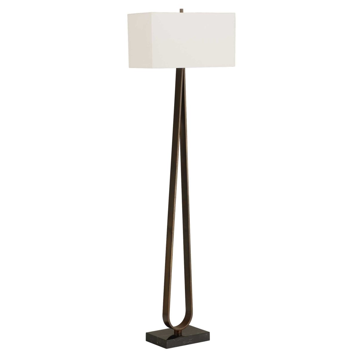 Galloway Minimalist Bronze Floor Lamp - Uttermost - Floor Lamp by Modest Hut