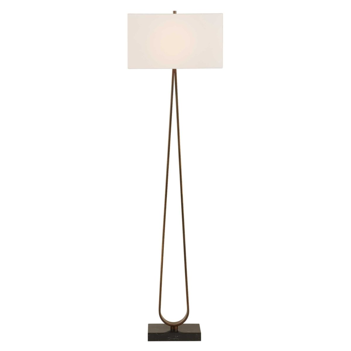 Galloway Minimalist Bronze Floor Lamp - Uttermost - Floor Lamp by Modest Hut