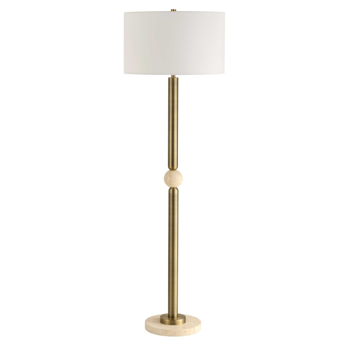 Hudson Gold Floor Lamp - Uttermost - Floor Lamp by Modest Hut