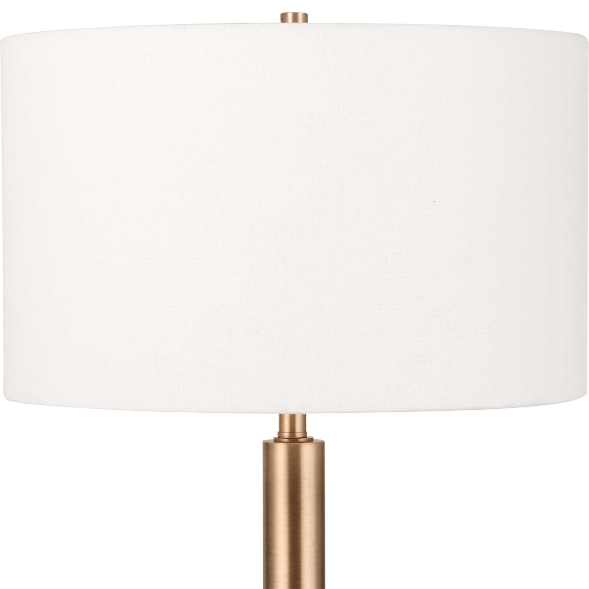 Stowe Satin Black Floor Lamp - Uttermost - Floor Lamp by Modest Hut