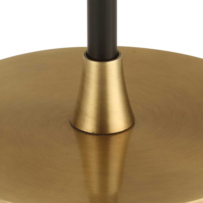 Stowe Satin Black Floor Lamp - Uttermost - Floor Lamp by Modest Hut