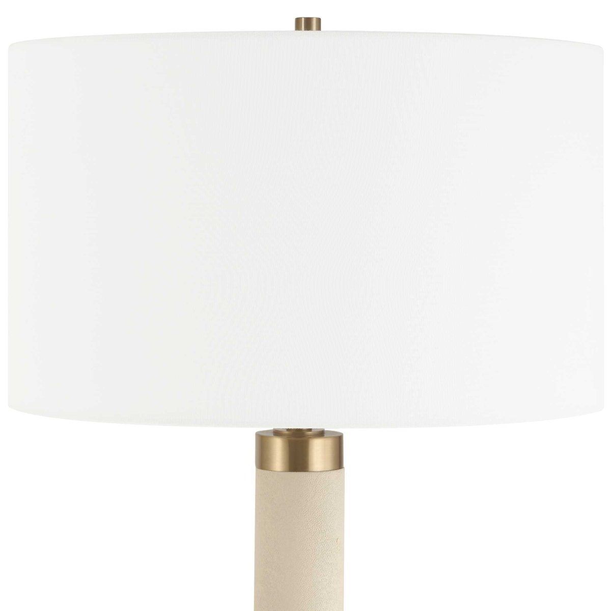 Wessex White Floor Lamp - Uttermost - Floor Lamp by Modest Hut