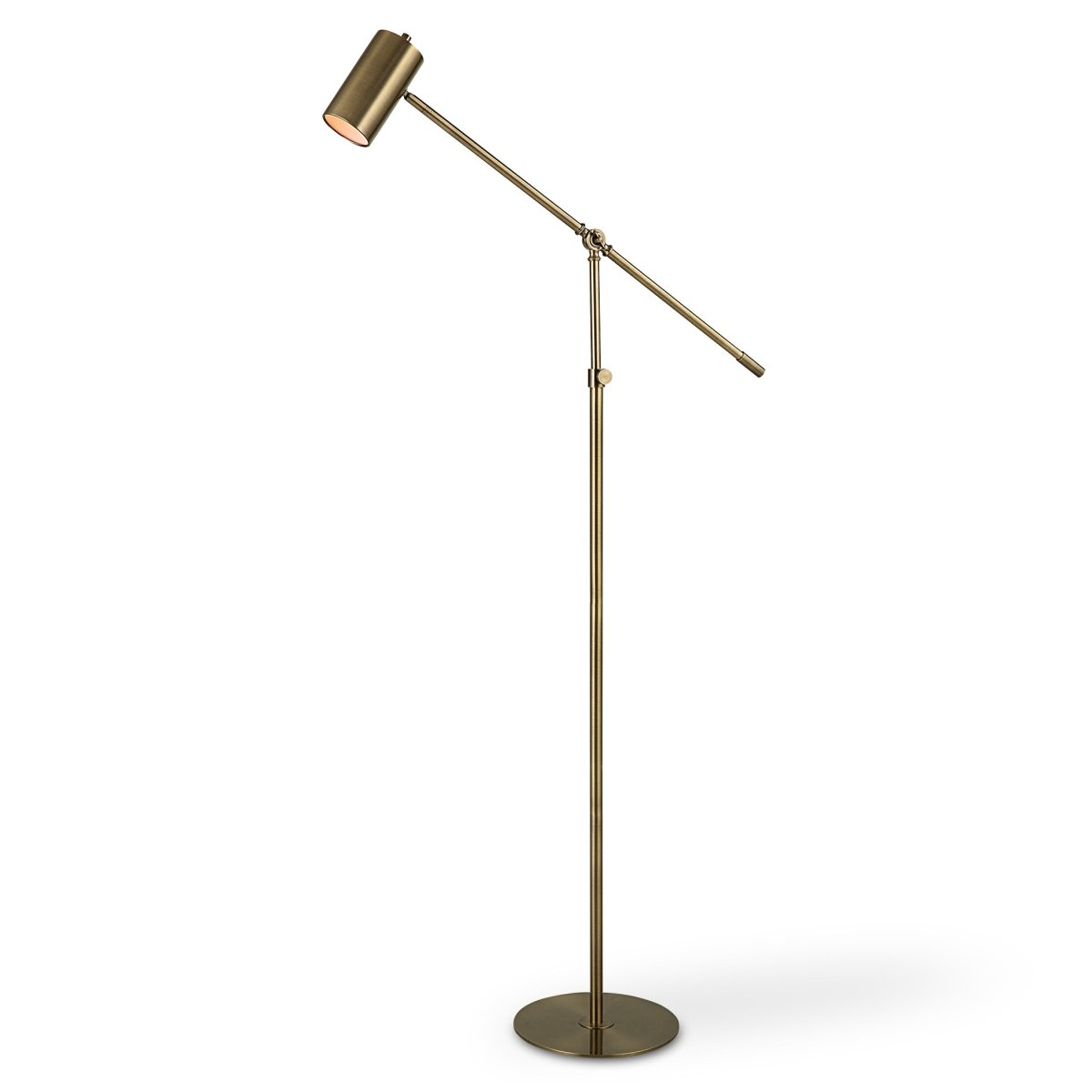 Adjustable Brass Task Floor Lamp - Uttermost - Floor Lamps by Modest Hut