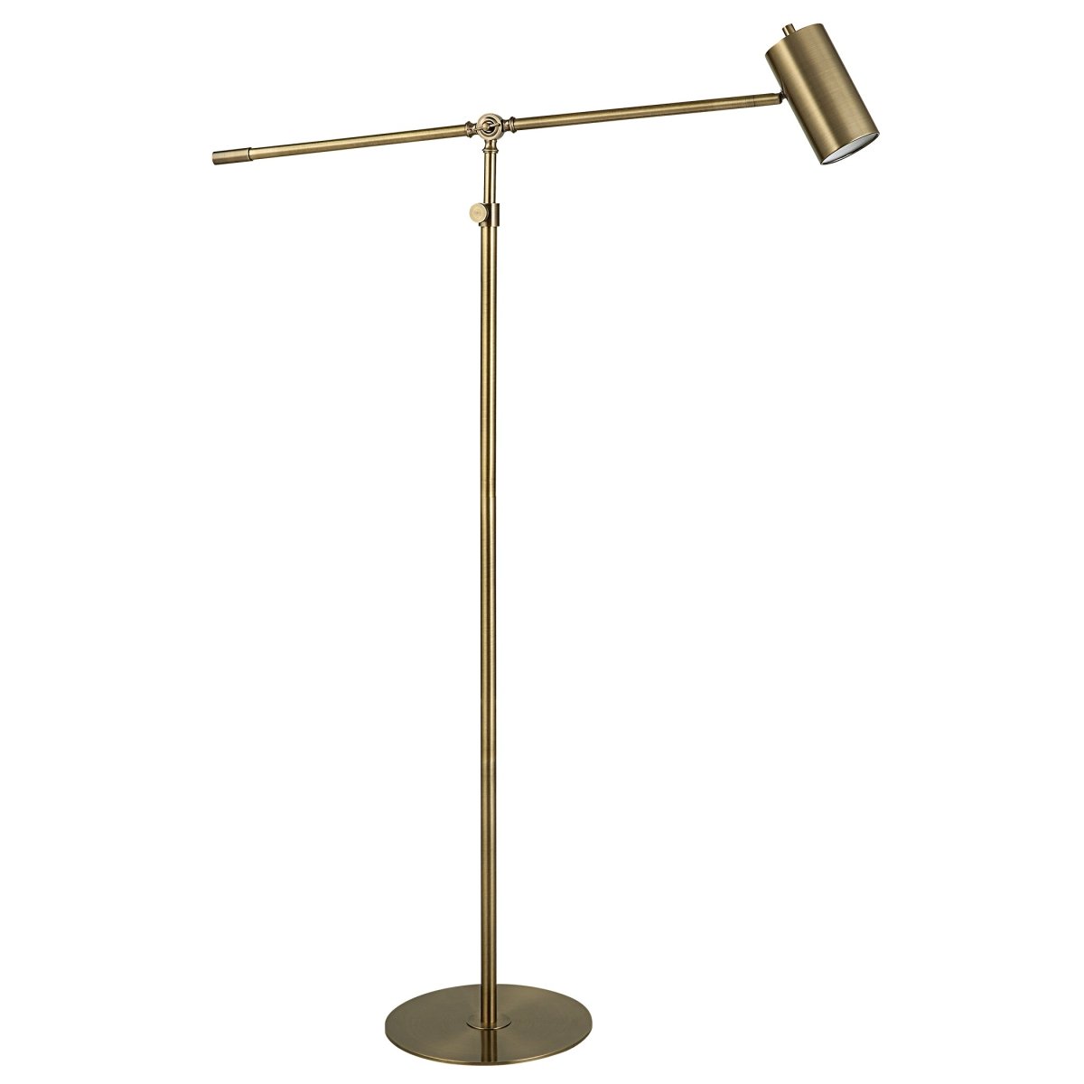 Adjustable Brass Task Floor Lamp - Uttermost - Floor Lamps by Modest Hut
