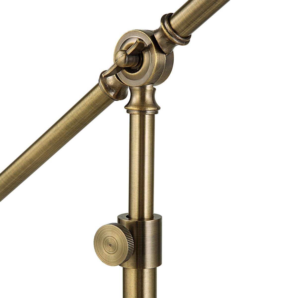 Adjustable Brass Task Floor Lamp - Uttermost - Floor Lamps by Modest Hut