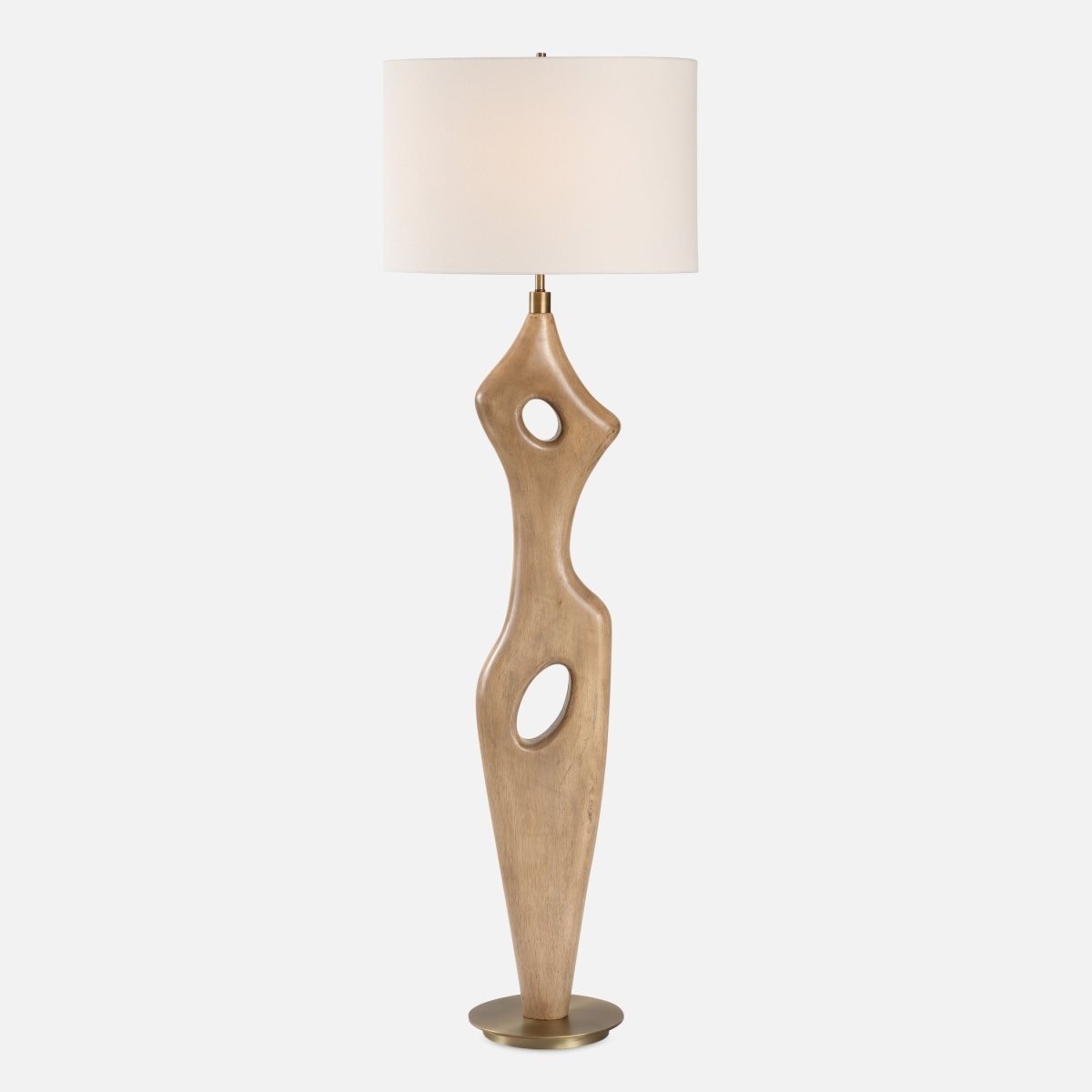 Almyra Solid Wood Floor Lamp - Uttermost - Floor Lamps by Modest Hut