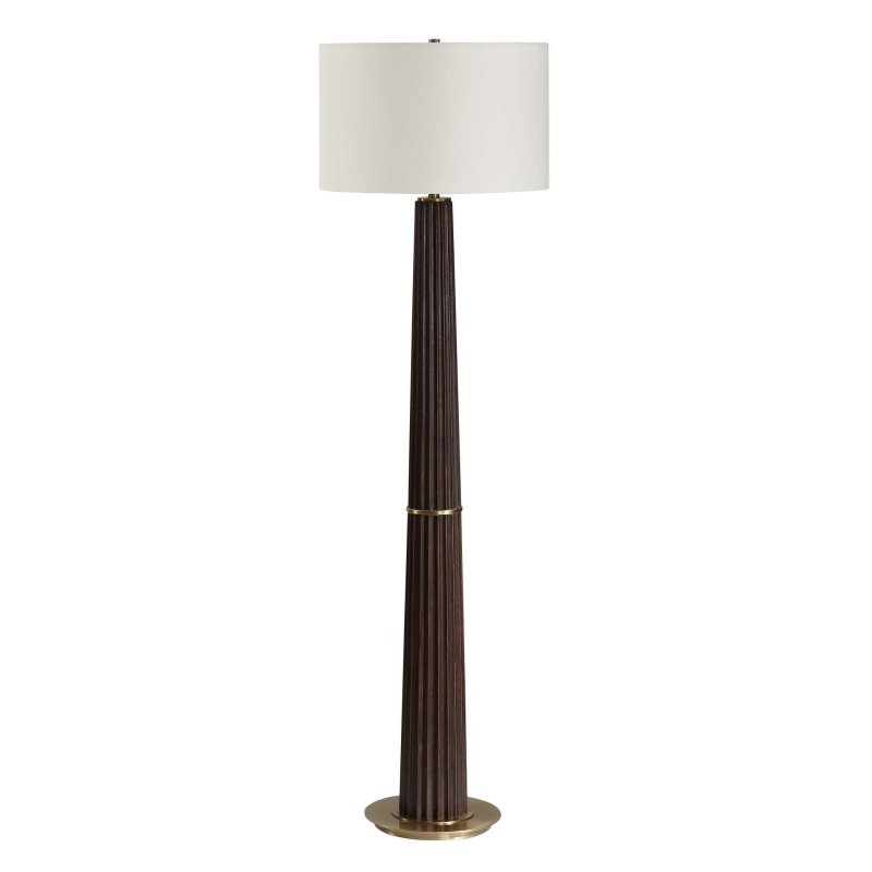 Forage Dark Oak Floor Lamp - Floor Lamps