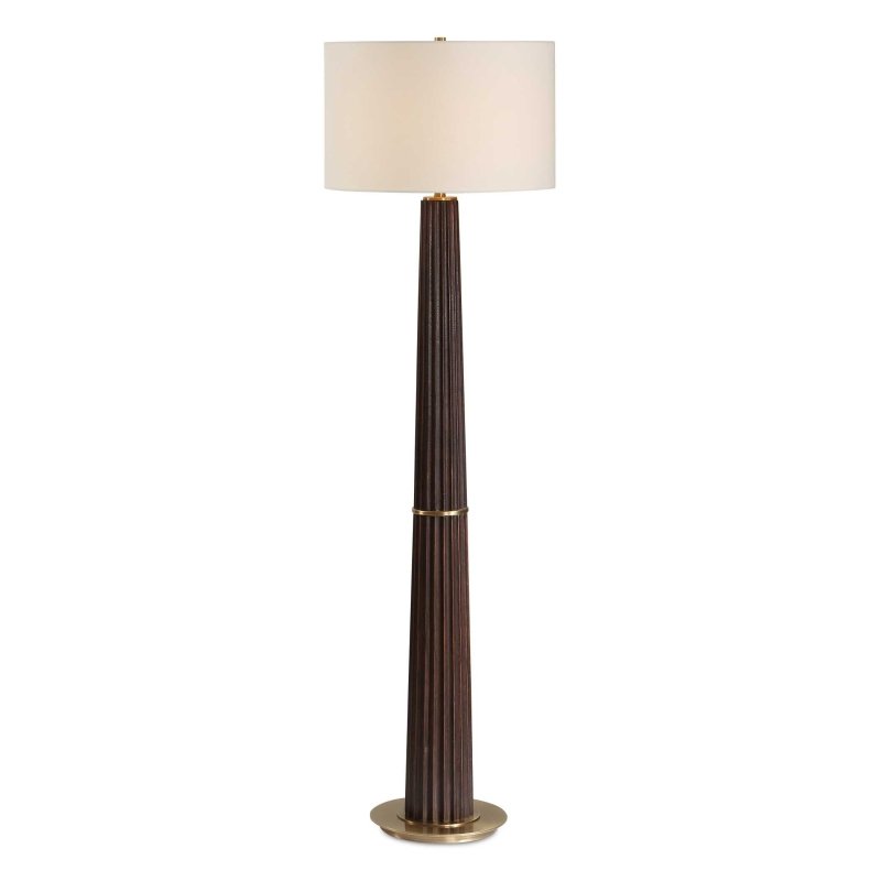 Forage Dark Oak Floor Lamp - Floor Lamps