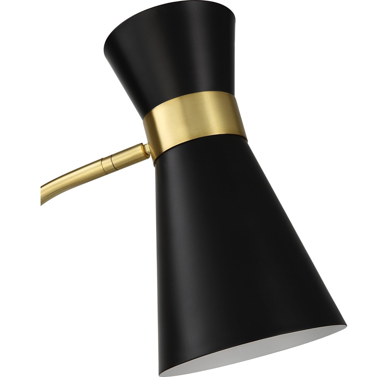 Gold Desk Lamp with Pivoting Shade - Uttermost - Floor Lamps by Modest Hut