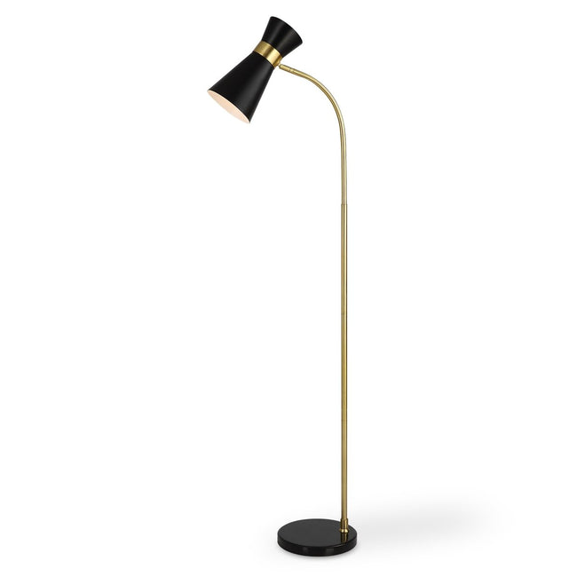 Gold Desk Lamp with Pivoting Shade - Uttermost - Floor Lamps by Modest Hut