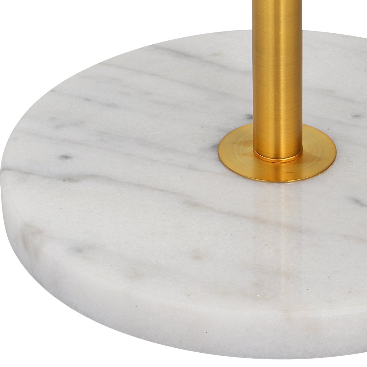 Gold Horizontal Shade Floor Lamp - Uttermost - Floor Lamps by Modest Hut