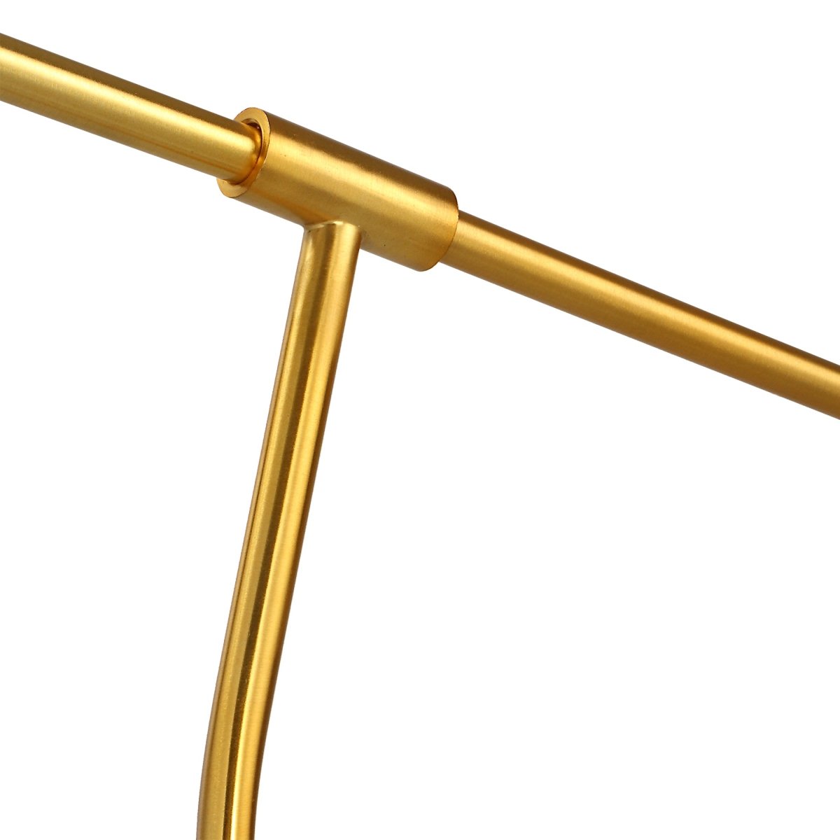 Gold Horizontal Shade Floor Lamp - Uttermost - Floor Lamps by Modest Hut