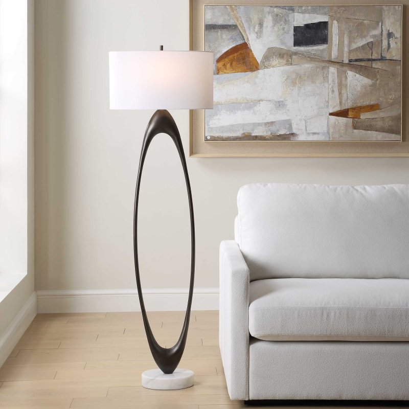 Sonic Open Oval Floor Lamp - Floor Lamps