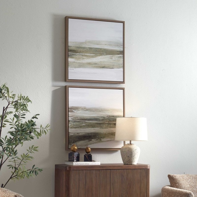 All Of A Sudden Framed Canvases Set/2 - Wall Art