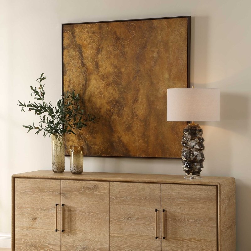 Burn Hand Painted Canvas - Wall Art