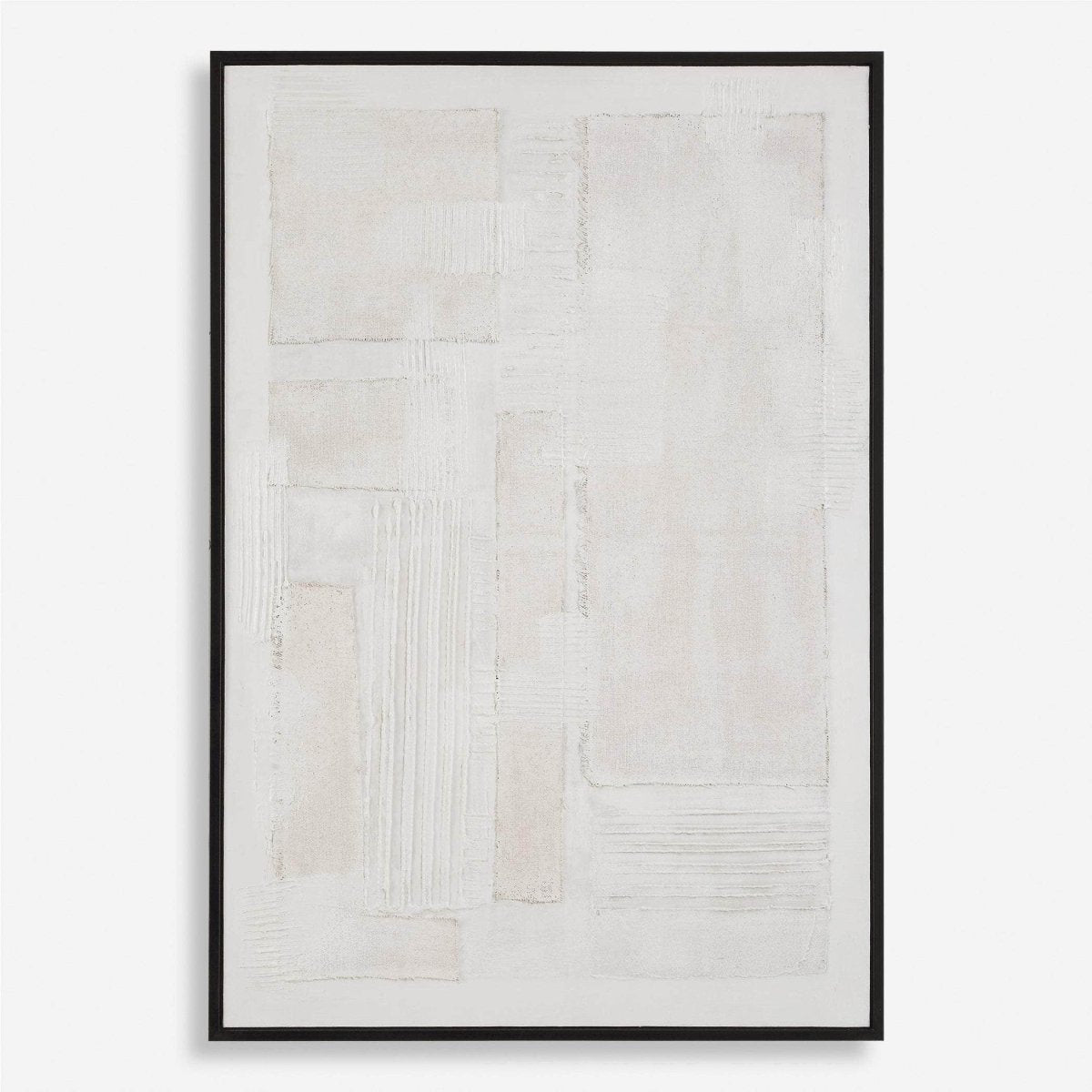 Clean Slate Hand Painted Canvas - Uttermost - Framed Canvas by Modest Hut