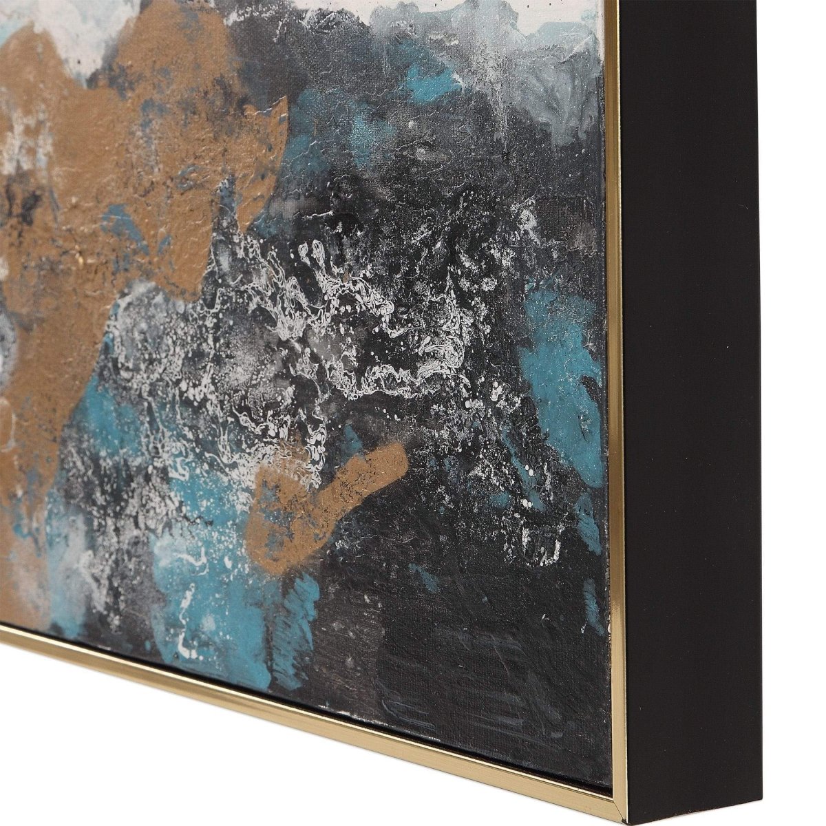 Crashing Hand Painted Canvases (S/3) - Uttermost - Framed Canvas by Modest Hut