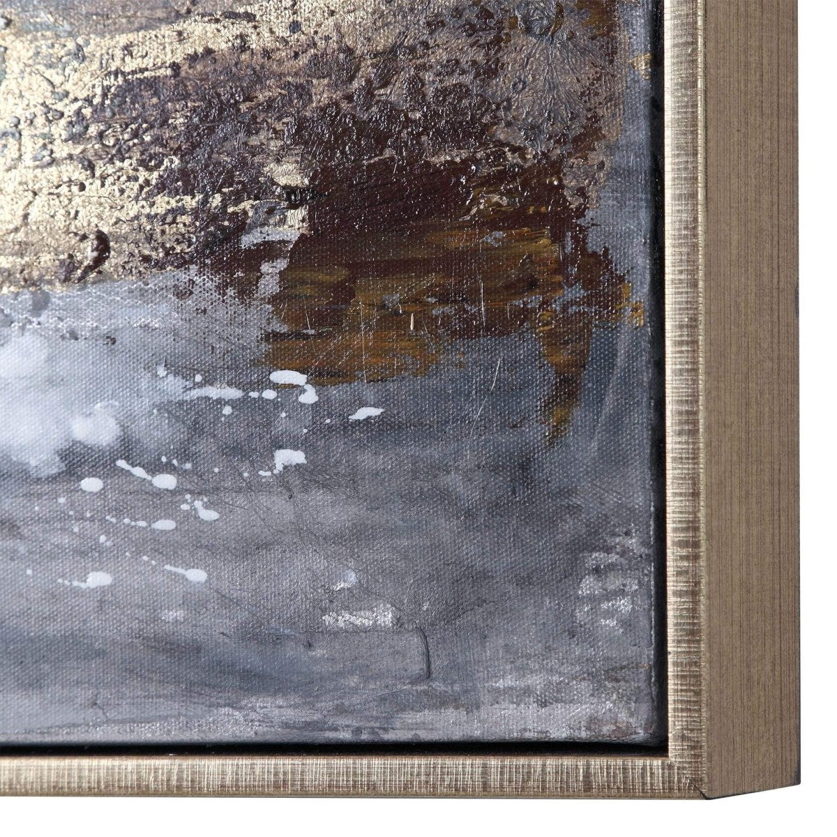 Dammerung Hand Painted Wall Art - Uttermost - Framed Canvas by Modest Hut