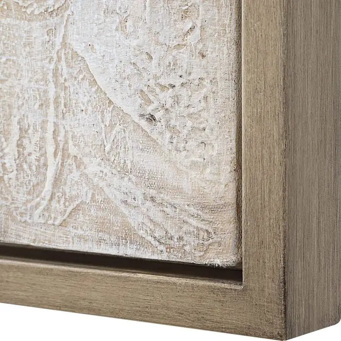 Desert Oasis Hand Painted Canvas - Uttermost - Framed Canvas by Modest Hut