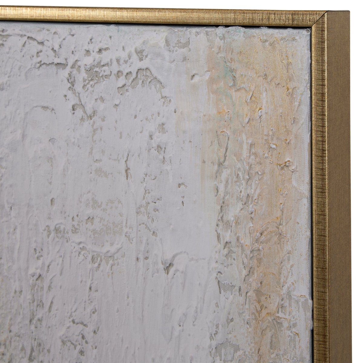 Eclipse Abstract Hand Painted Art - Uttermost - Framed Canvas by Modest Hut