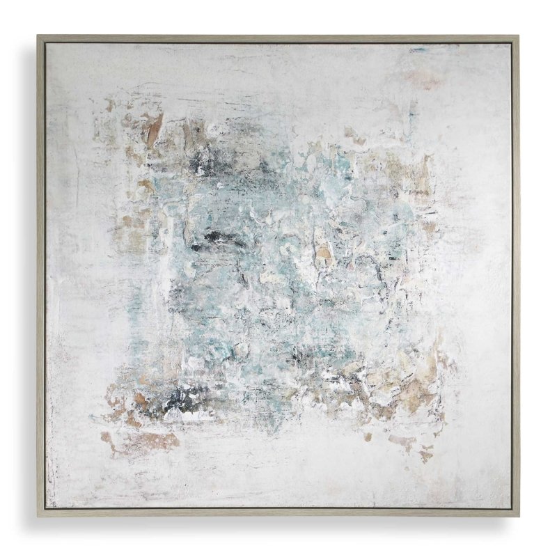 Find Me Here Abstract Framed Canvas Art - Wall Art